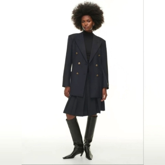 WILFRED Alegro Black Blazer with Gold Buttons from Aritzia. Size Small. 🖤 NWT - Picture 12 of 16